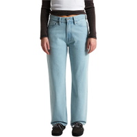Womens Check 5 Mid Rise Straight Jeans